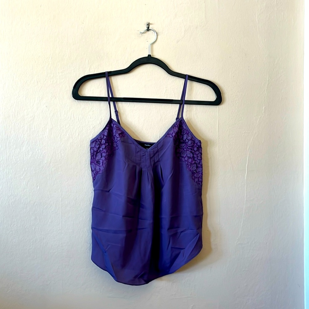 Talula Purple Lace Tank Top XXS